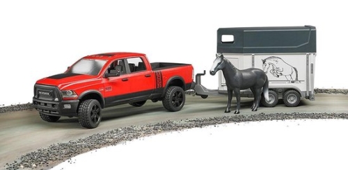 Bruder Car with horse trailer